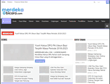 Tablet Screenshot of merdekabicara.com